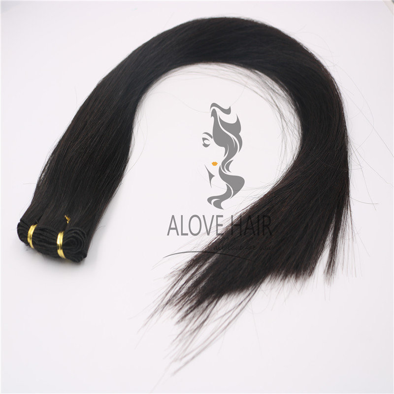 China best hand tied human hair wefts vendor 